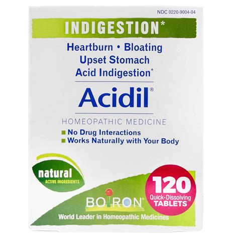 Boiron Acidil Indigestion Medicine for Heartburn and Acid Reflux - Walmart.com - Walmart.com