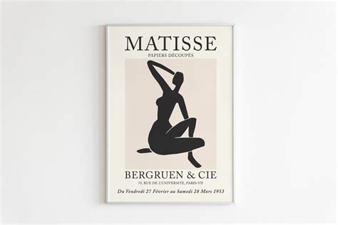 Henri Matisse Blue Nude Printable Wall Art Poster Matisse Etsy