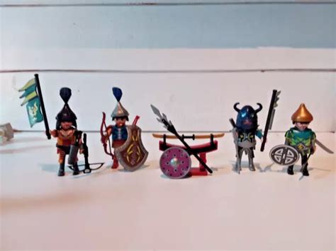 Playmobil Lot Arm E Samoura Asie Chine Mongolie Soldats Eur