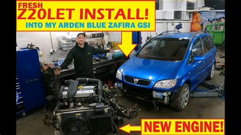 Fitting The New Z20let In My Vauxhall Zafira Gsi Turbo Youtube