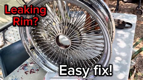 How To Reseal Wire Wheels Youtube