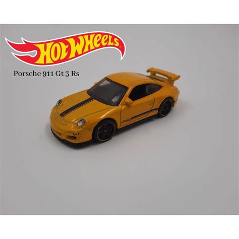 Hot Wheels Porsche 911 Gt3 Rs Loose Original 100 Mattel Shopee Malaysia