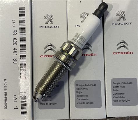 Свеча зажигания Citroen/Peugeot 9802840180 4 шт. - купить по выгодным ...