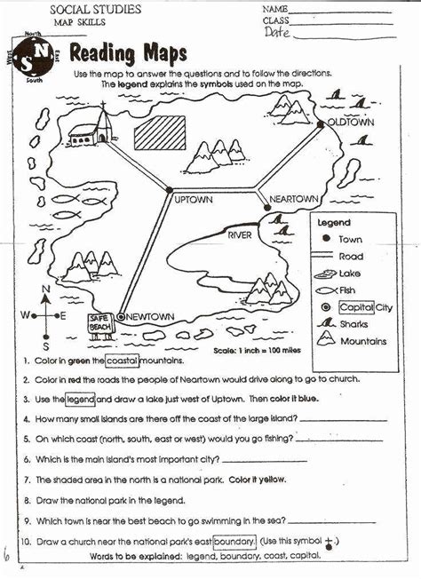 50 Civil War Map Worksheet