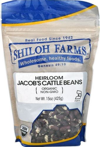 Shiloh Farms Organic Heirloom Jacobs Cattle Beans 15 Oz Frys Food