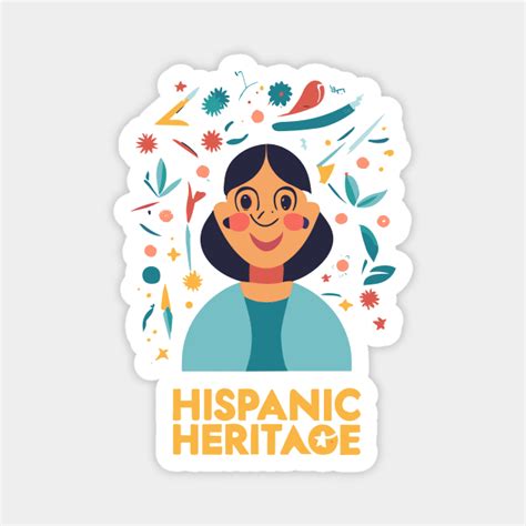 Hispanic Heritage Clip art - Hispanic Heritage - Magnet | TeePublic