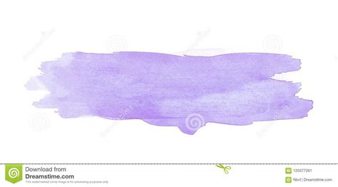 Curso Da Escova Da Aquarela Isolado Imagem De Stock Imagem De Moagem