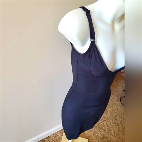 Spanx Assets Red Hot Label Shapewear Slip Dress Black Gem