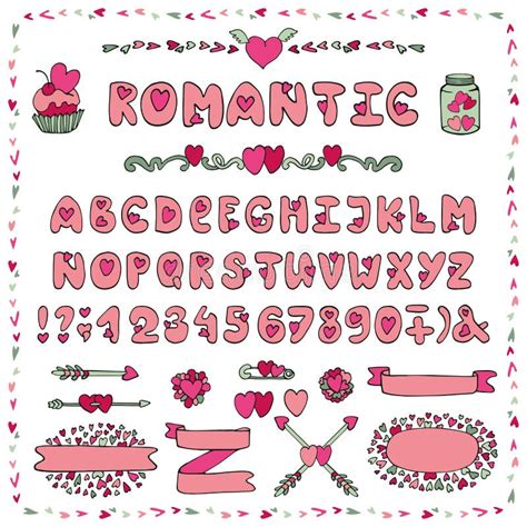 Alphabet D Amour Stock Illustrations Vecteurs Clipart 19 292