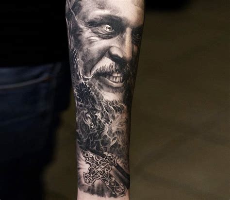 Ragnar Lodbrok Tattoo By Nikolay Dzhangirov Photo