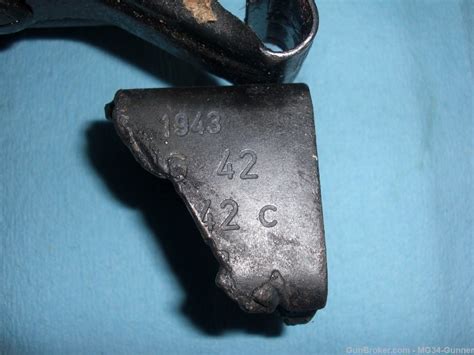 1943 German Wwii Mg42 Barrel Shroud Wrear Receiver Section And Front