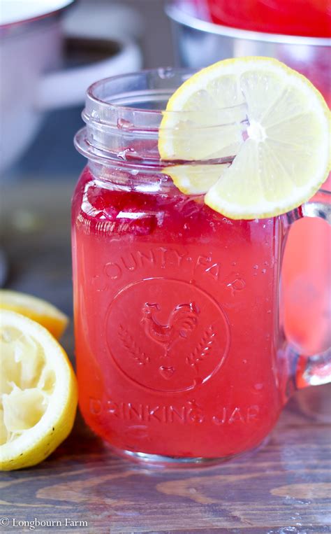 Homemade Raspberry Lemonade • Longbourn Farm