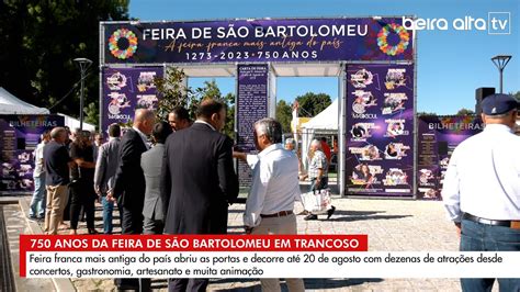 Feira de São Bartolomeu em Trancoso abriu as suas portas YouTube