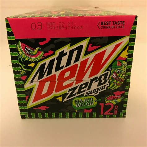 2021 Major Melon Zero Sugar Mtn Dew Mountain Dew *FAST FREE SHIPPING ...