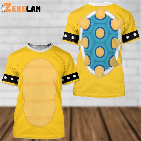 Larry Koopa Super Mario Costume Shirt, Cosplay Halloween Gifts - Zerelam