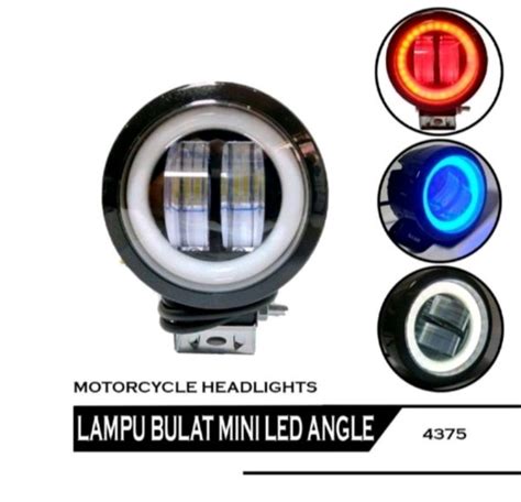 Jual Lampu Tembak Sorot Led Daymaker Bulat Cwl 2 Mata Angel Di Lapak