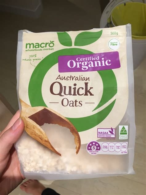 Macro Wholefoods Market Quick Oats Reviews Abillion