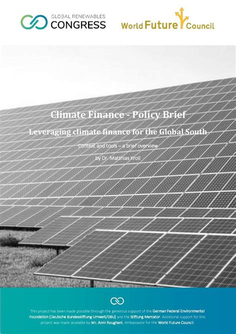 leveraging climate finance   global south policy  global