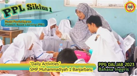 PPL AKSI SIKLUS 1 PPG DALJAB 2023 BAHASA INGGRIS YouTube