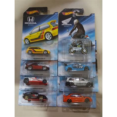 Hotwheels Hot Wheels Honda Series Anniversary Civic Ef S Odyssey Monkey Shopee Malaysia