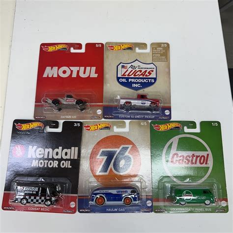 未使用セブンイレブン限定 新品未開封 Hot Wheels Premium 2023 VINTAGE OIL ヴィンテージ オイル5台