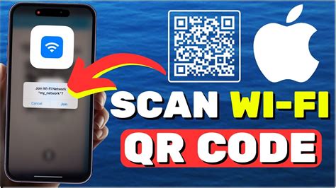 How To Scan Wifi Qr Code On Iphone Youtube