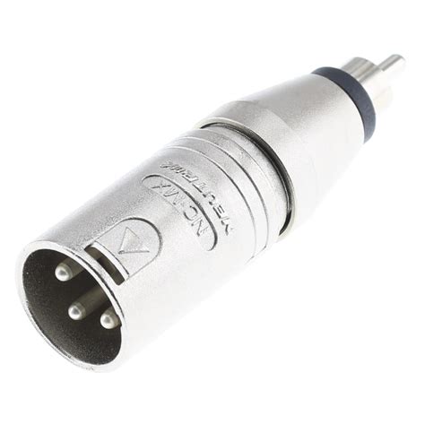 NEUTRIK NA2MPMM Adaptateur XLR Mâle vers RCA Mâle Audiophonics