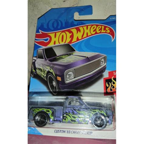 Jual CUSTOM 69 CHEVY CHEVROLET PICKUP Hot Wheels Hotwheels Shopee Indonesia