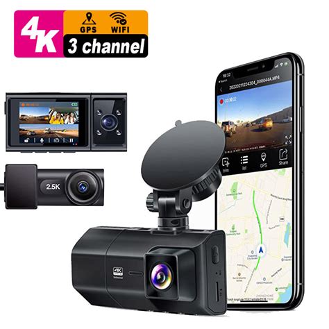 2 Inches M600 Sony Dashcam Camera Recorder Wifi Car Dvr 4k Car Camera