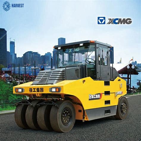 Energie 86kW XCMG XP163 16 Ton Pneumatic Tire Roller Min Turning