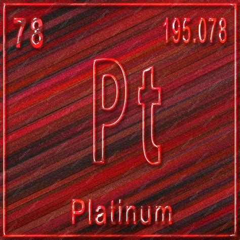 Element Atomique Extrait Des Minerais De Platine 8