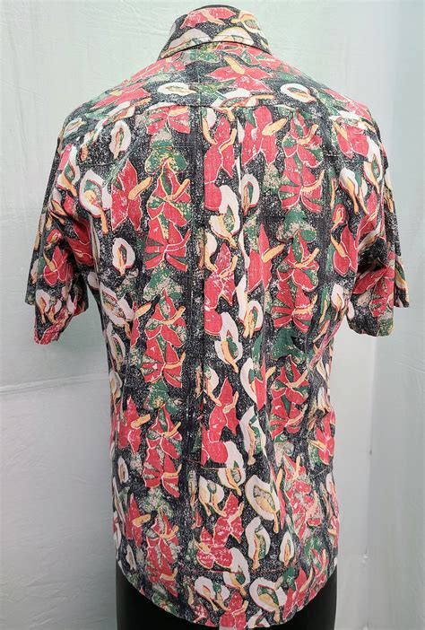 Vintage Kahala Men S Aloha Shirt Cotton Size Etsy