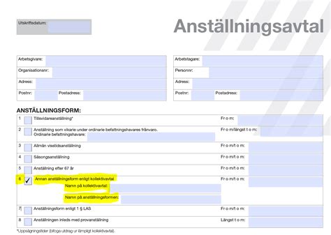 Anställningsformer Arbetsgivaralliansen