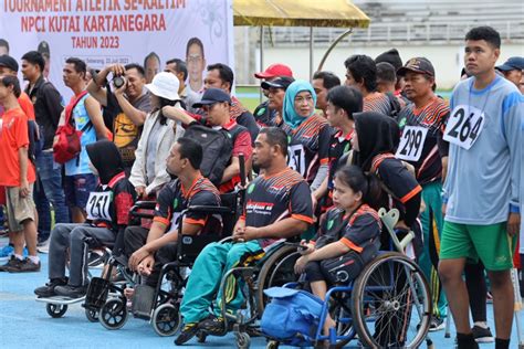 Diikuti Peserta Asisten Iii Buka Open Paralympic Atletik Se Kaltim