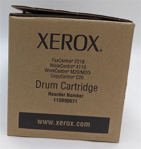 NEW Genuine Xerox 113R00671 Drum Cartridge CC C20 WC M20 M20i WC 4118