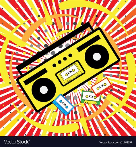 Boombox Pop Art