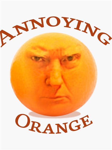 Annoying Orange Sticker For Sale By Puppyquake20 Redbubble