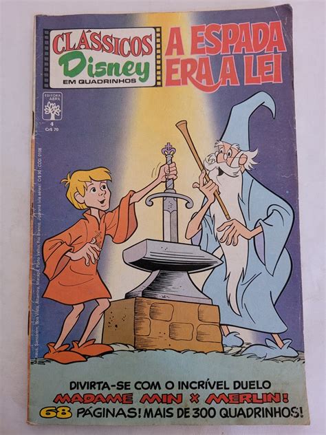 HQ Clássicos da Disney A Espada era a Lei numero 4 ano