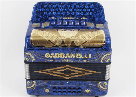 Gabbanelli M Tone Compact Blue Pearl Gabbanelli Accordions