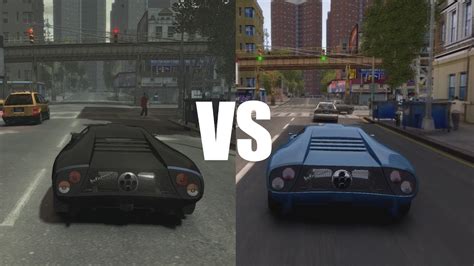 GTA IV VANILLA VS MODED GTA IV COMPARISION Natural And Realistic ENB