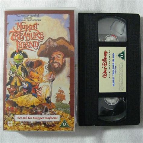 Walt Disney Pictures Jim Henson Muppet Treasure Island Vhs