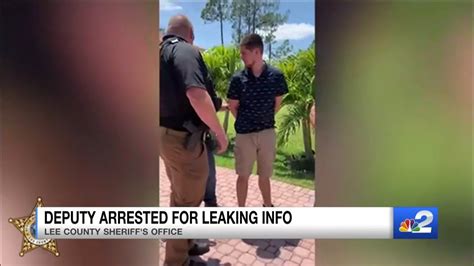 Lee County Deputy Arrested For Leaking Details Of Street Racing