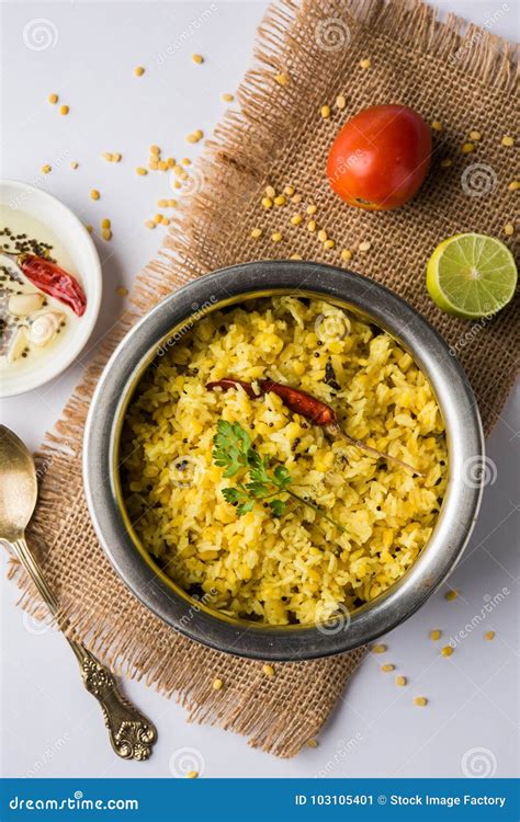 Moong Dal Khichdi or Khichri, Indian National Dish Stock Image - Image of pakistan, green: 103105401