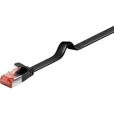 Microconnect V UTP601S FLAT Netzwerkkabel 1 M RJ 45 RJ 45 Schwarz