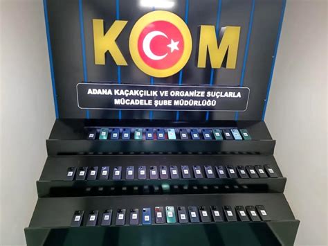 Adana da Tarihi Eser Sigara ve Cep Telefonu Kaçakçılığı Operasyonu