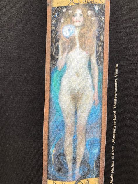 Vintage Gustav Klimt Nuda Veritas Naked Truth T Shi Gem