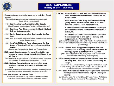 Usaf Explorers Program Overview