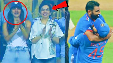 Nita Ambani And Kiara Advani Reaction On Rohit Sharma S Hug Mohammad