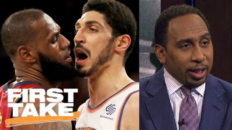 Stephen A Smith Sides With Lebron James In Scuffle With Knicks First Take Espn Youtube