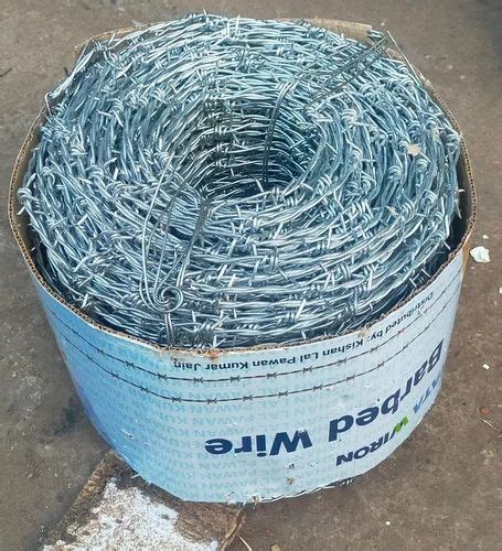 Galvanized Tata Wiron Zinc Coated Steel Mm Barbed Wire M Wire